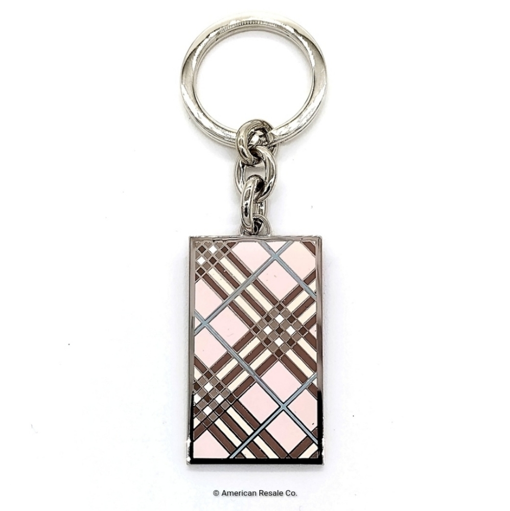 Vintage BURBERRY Nova Check Keychain or Purse Charm. Men's Women's